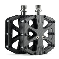 Pedali Per Mountain Bike Cuscinetto Composito In Nylon Composite Bearing 9 16 Mtb Bicycle Pedals With Wide Flat Platform - Foto 2