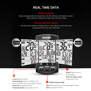 IGPSPORT】IGS50E GPS CYCLING COMPUTER