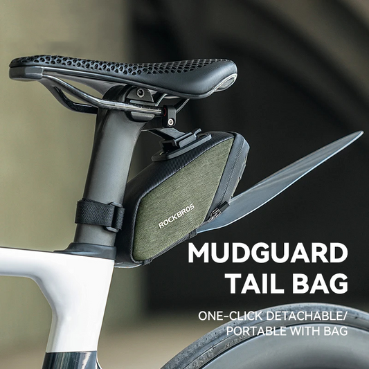 ROCKBROS Bicycle Saddle Bag Portable Waterproof With Mudguard