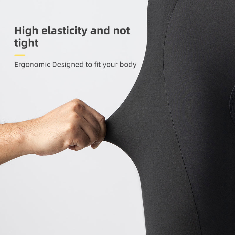ROCKBROS Cycling Bibs with Removable Straps 3D Padded Stretch Bike Pants