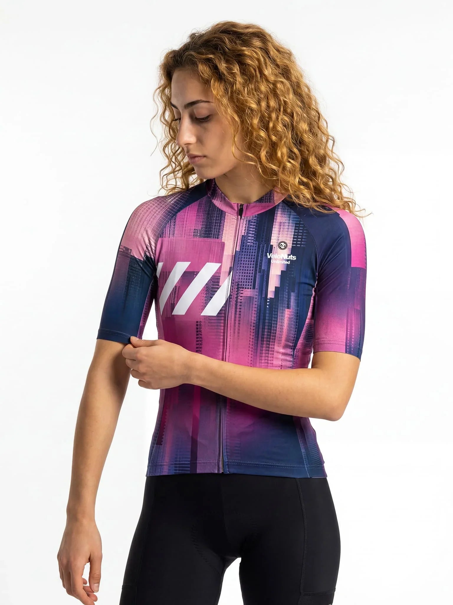 Women's Cycling Jersey Liquid Terrain#Type_Ocean Blur