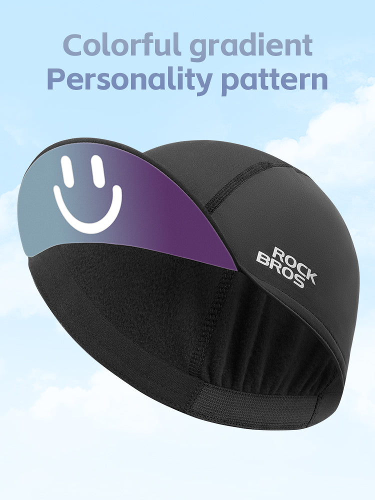 ROCKBROS Smiley Winter Hat Fleece Lined Sun Protection Helmet Compatible Reflective Design