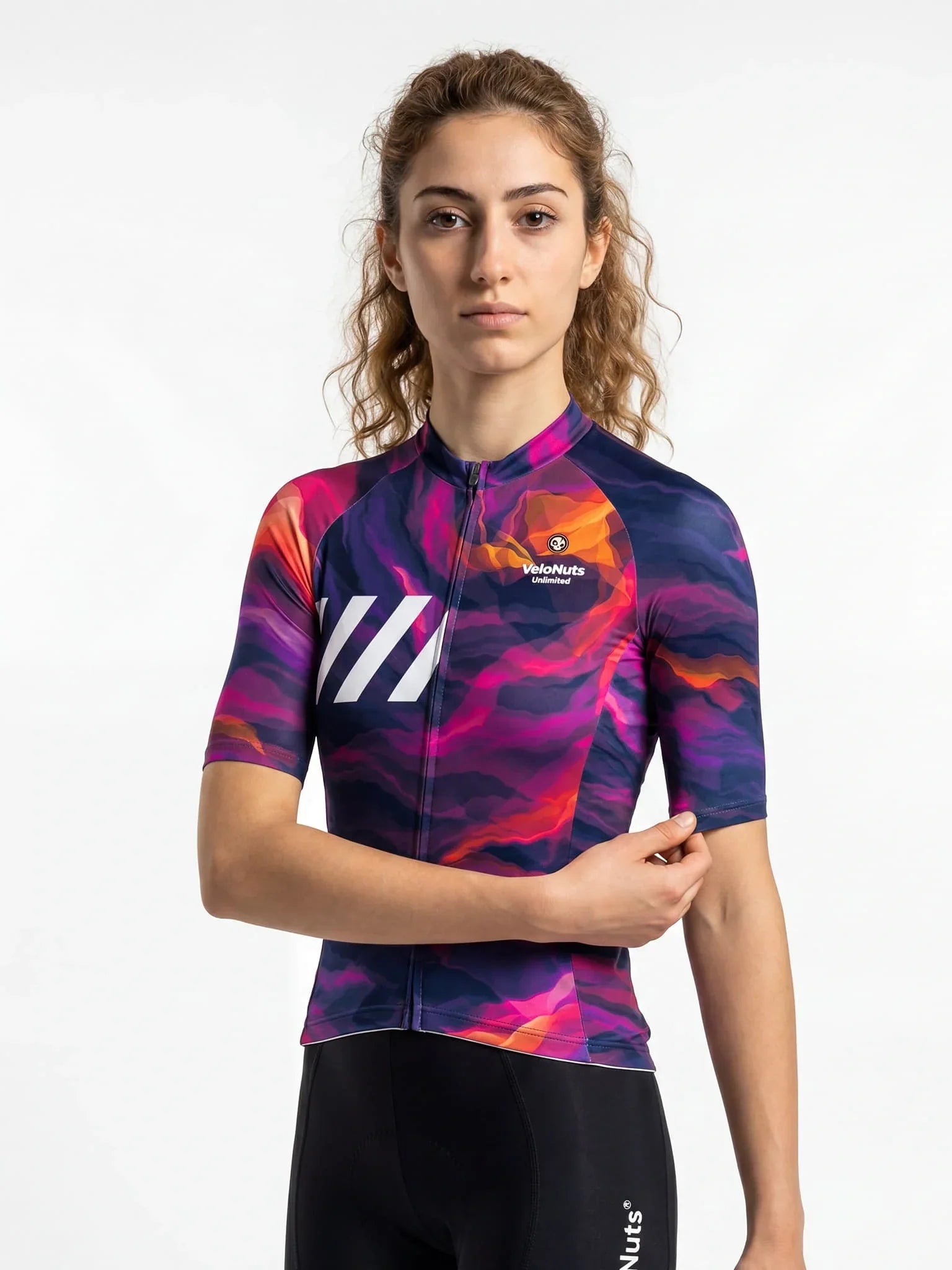 Women's Cycling Jersey Liquid Terrain#Type_Magma Flow