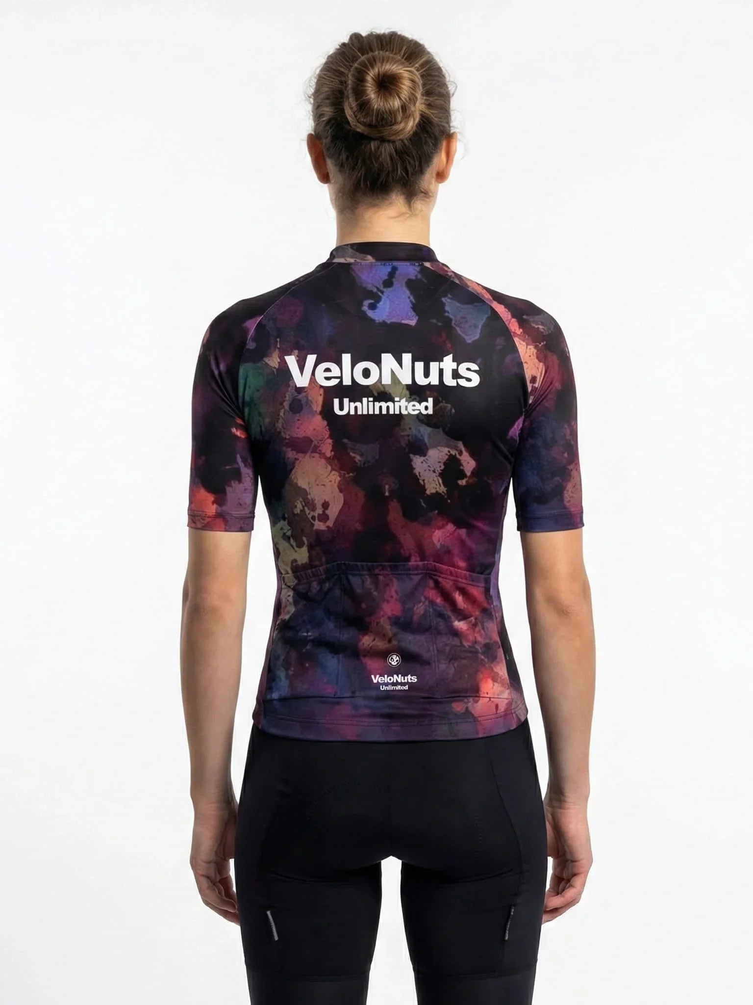 Women's Cycling Jersey Wild Garden#Type_Midnight Petals