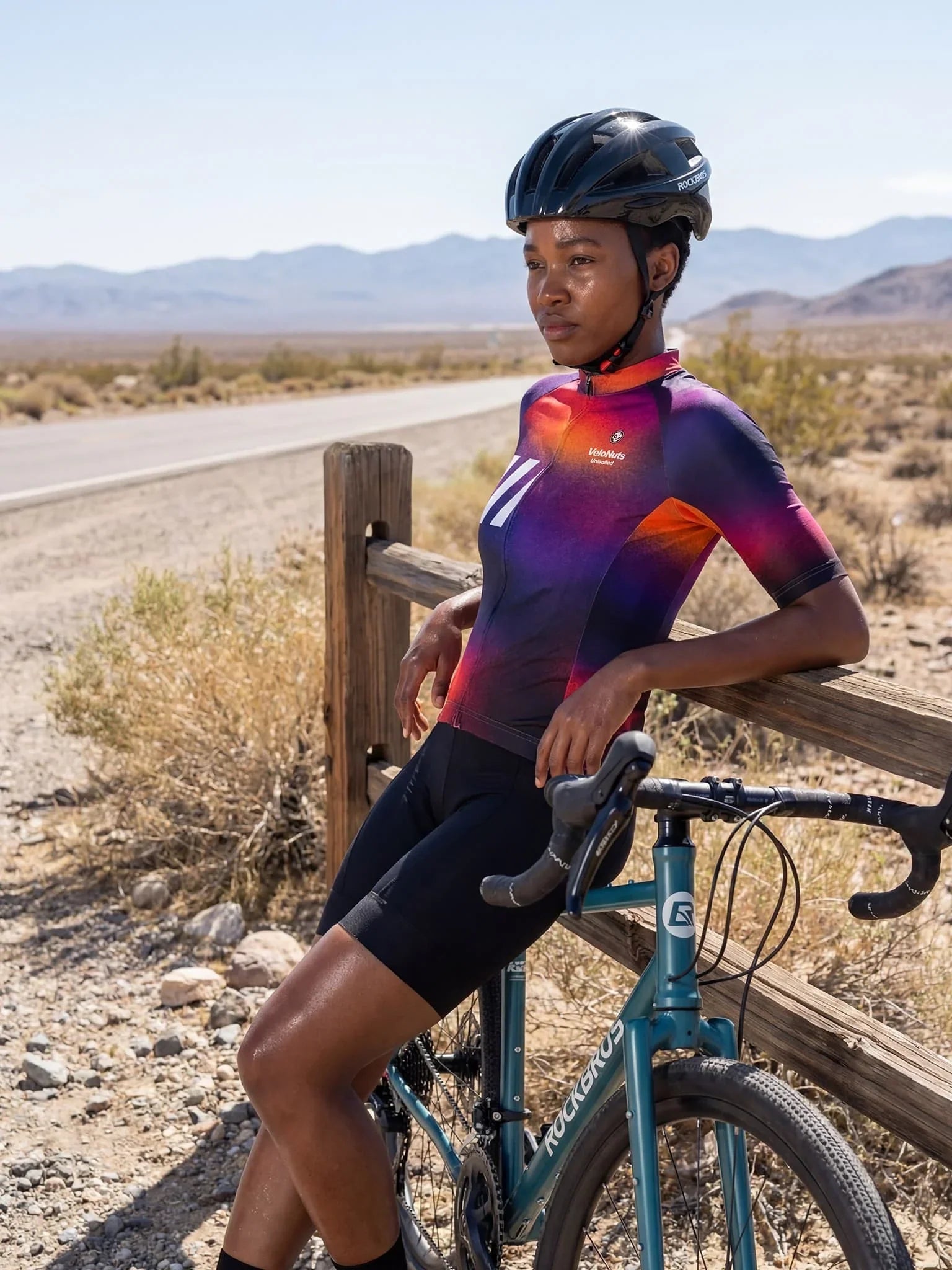Women's Cycling Jersey Aura Fade#Type_Solar Dusk