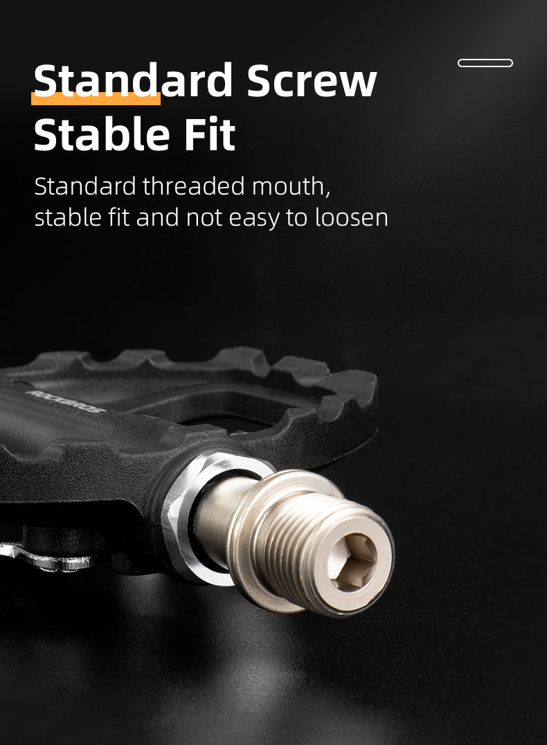 ROCKBROS SPD Dual-Purpose Bike Pedals - Compatible with Shimano MTB/Road - ROCKBROSUSA