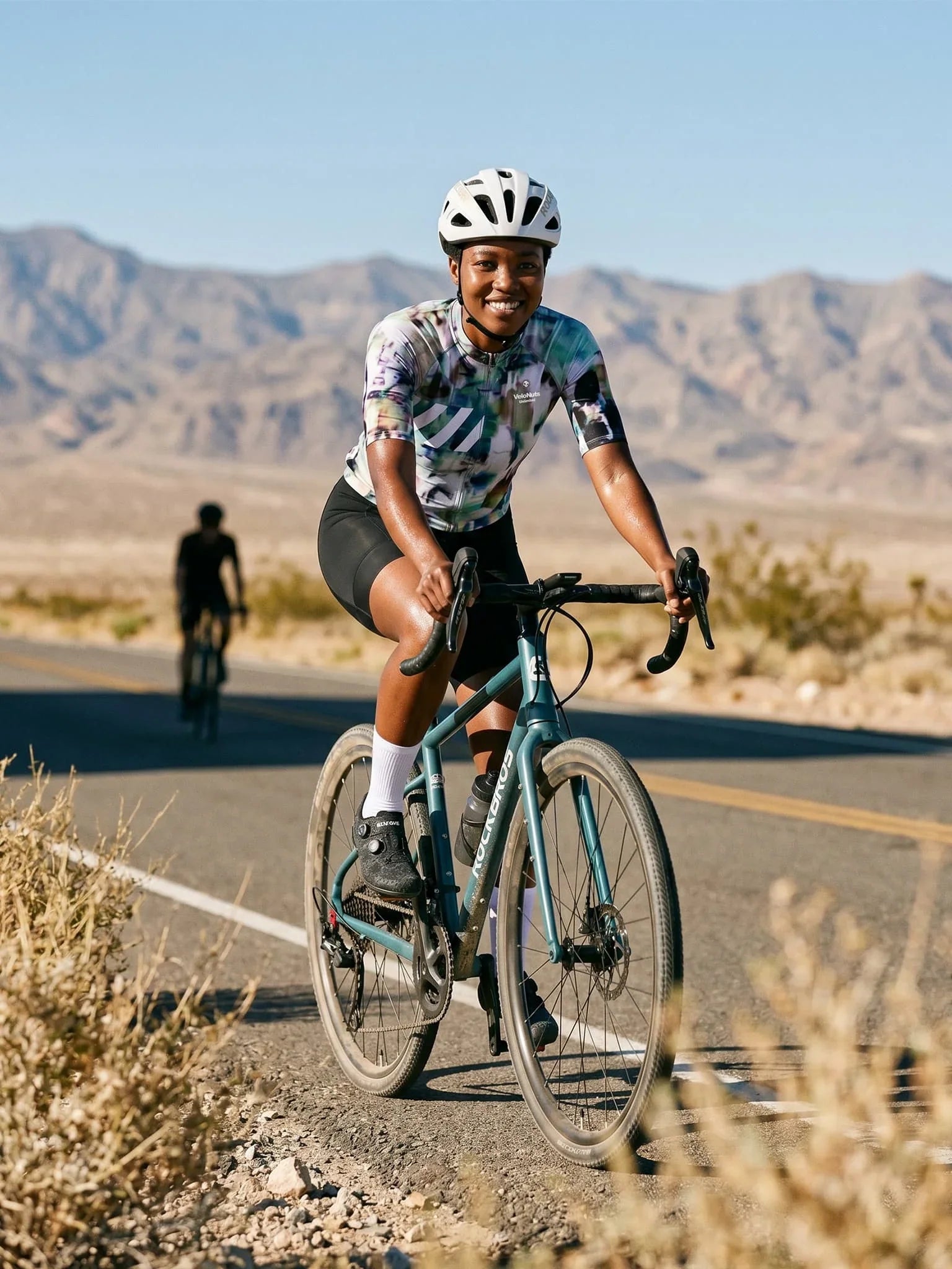 Women's Cycling Jersey Biolume Garden#Type_Glitch Bloom