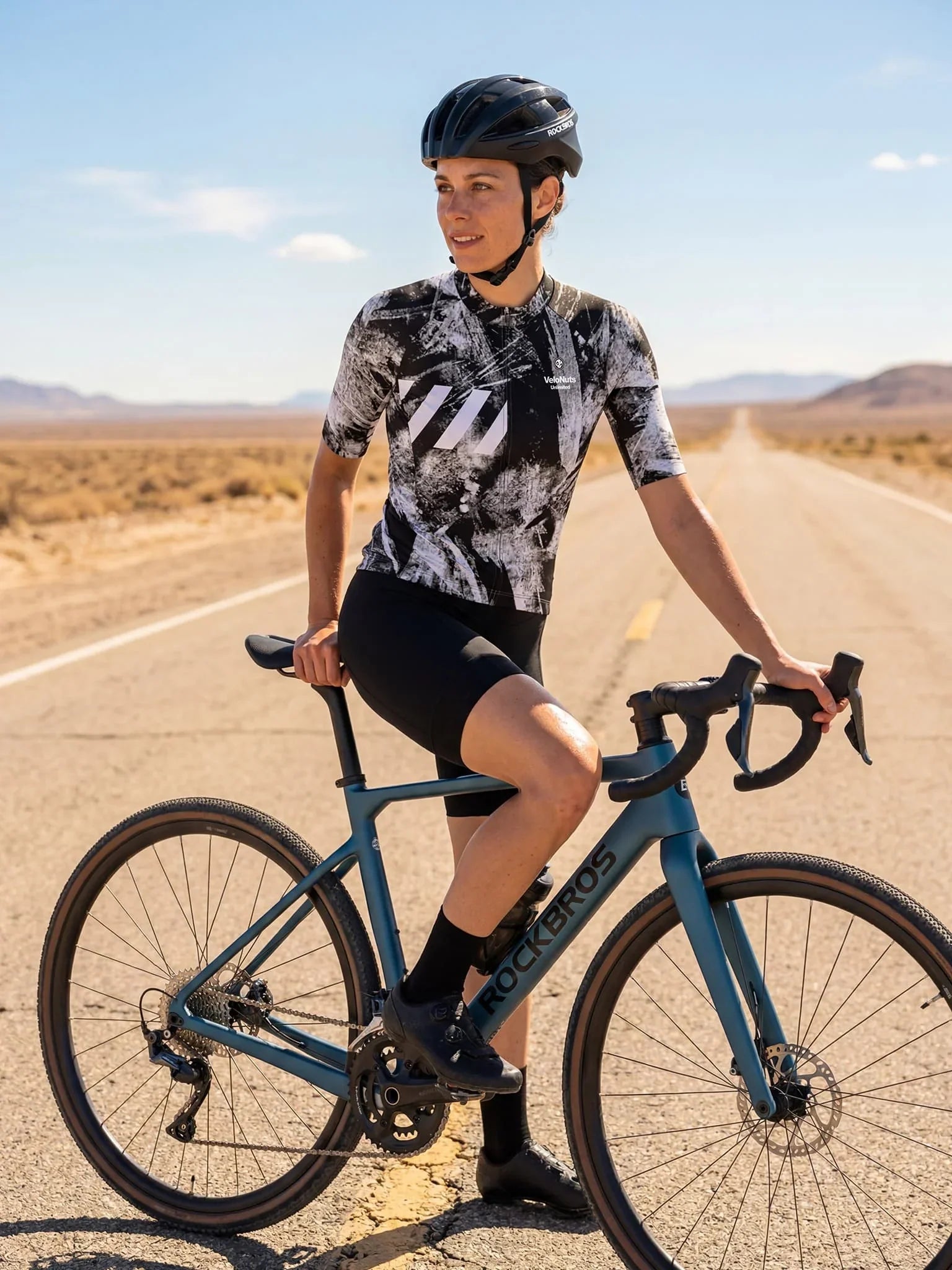 Women's Cycling Jersey Ink Burst#Type_Chalk Riot