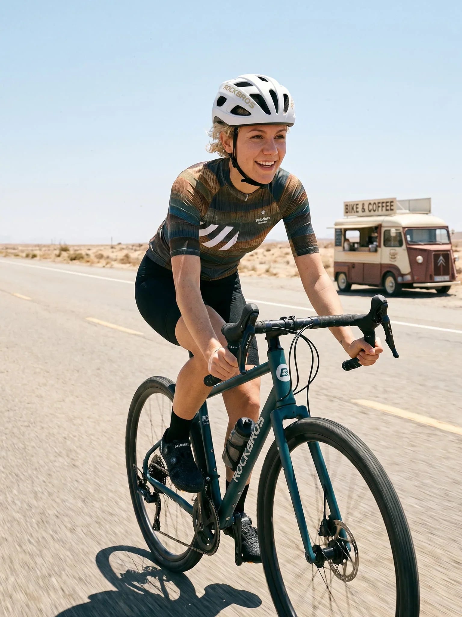 Women's Cycling Jersey Terrain Blocks#Type_Desert Contour