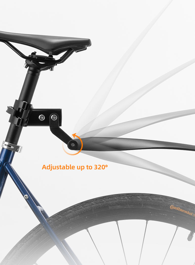 ROCKBROS Bicycle Front and Rear Fender Set - Quick Release, Adjustable - ROCKBROSUSA