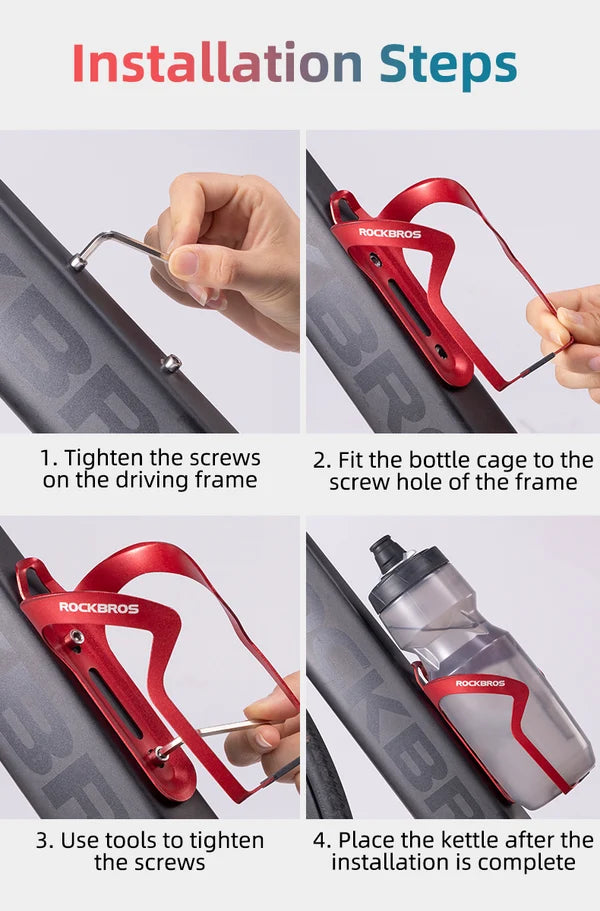 Lightweight Aluminum Alloy Bike Bottle Cage