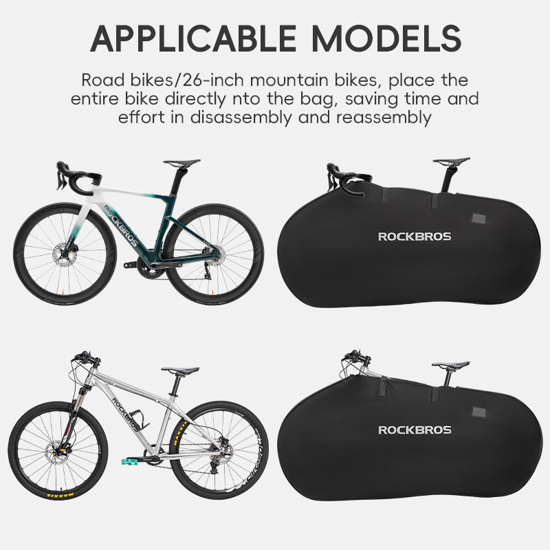 ROCKBROS Bike Carry Bag Storage Bag Waterproof Road Bike 26'' MTB Carrier Bag