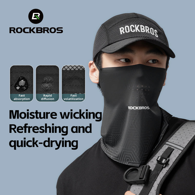 Gorra de ciclismo transpirable ROCKBROS con malla y protección UV para verano