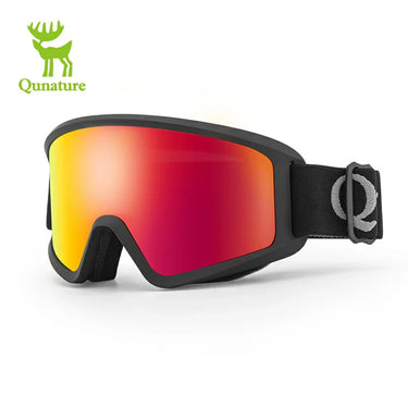 Qunature Anti-Fog Cylindrical Ski Goggles Double-Layer Lenses UV400 Protection