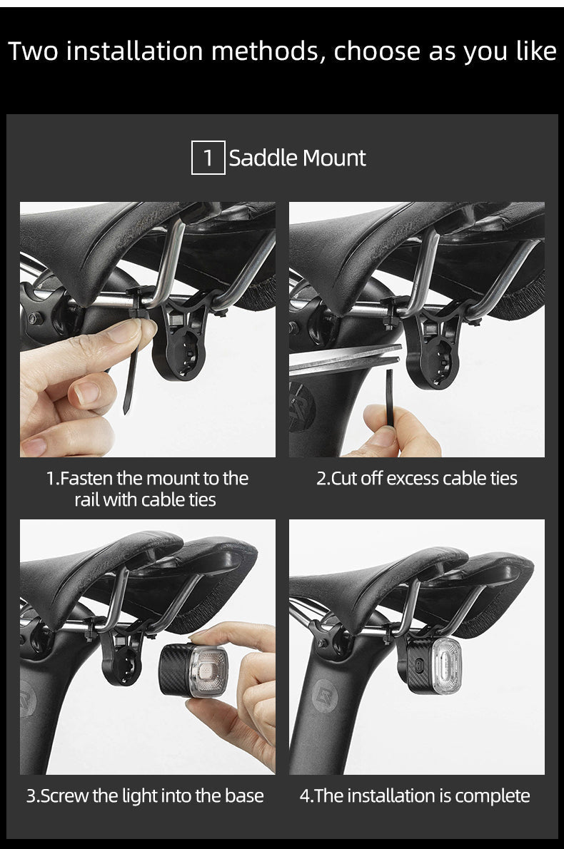 ROCKBROS Smart Bike Brake & Tail Light Q4 - ROCKBROSUSA