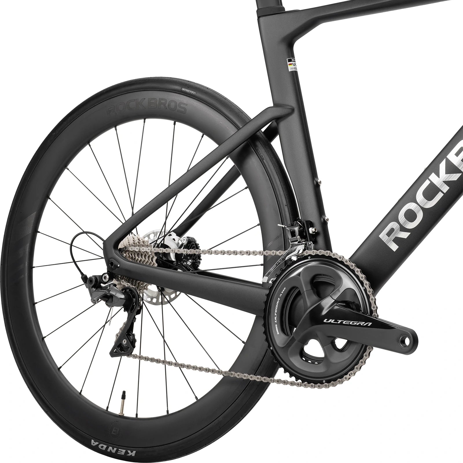 Carbon Fiber Road Bike T700 Shimano 105 Di2 Electronic Hydraulic Disc – Pegasus Black/White