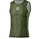ROCKBROS Road-to-Sky Cycling Sleeveless Base Layer #Color_Army Green