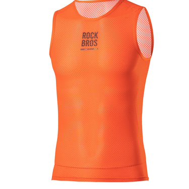 ROCKBROS Road-to-Sky Cycling Sleeveless Base Layer #Color_Orange