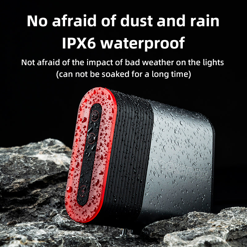 ROCKBROS Smart Bluetooth Lock Light Brake Sensing 5 Modes Diurnal Light - ROCKBROS