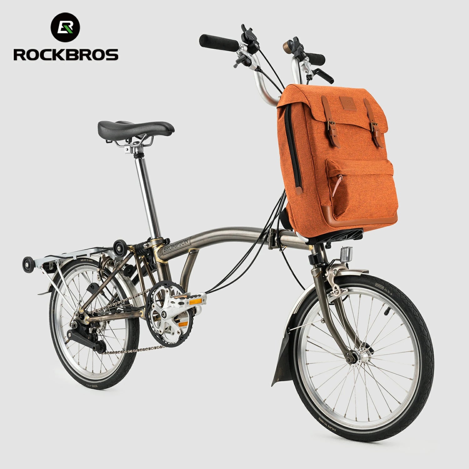 ROCKBROS Fashion Vintage Folding Bike Backpack