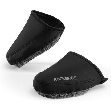 ROCKBROS Cycling Shoe Covers Thermal Windproof Half Shoecover