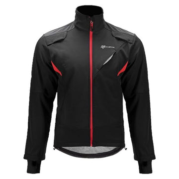 ROCKBROS Winter Cycling Jacket for Men Thermal Fleece Windproof