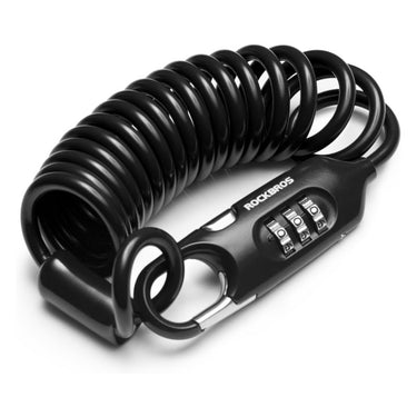 ROCKBROS Bike Lock Cable Combination Bicycle Lock - 6FT Long, Portable, Anti-Theft - ROCKBROS