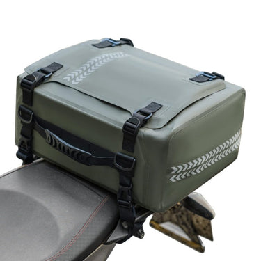 ROCKBROS 30L Waterproof Motorcycle Tail Bag  Universal Fit Durable - ROCKBROS