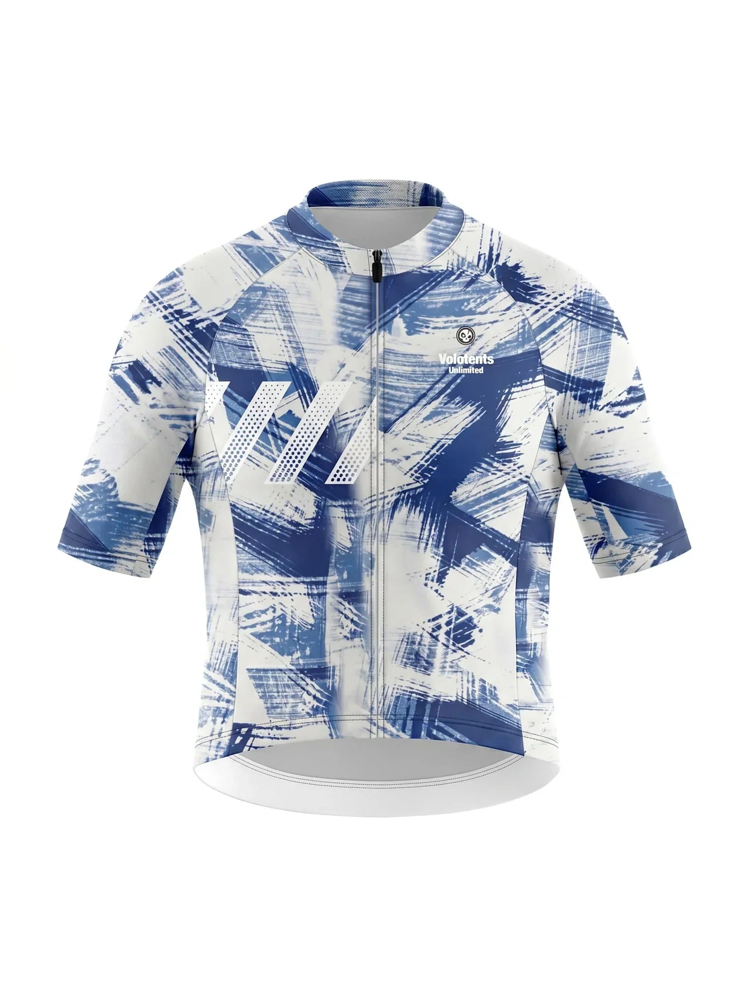 Women's Cycling Jersey Ink Burst#Type_Cobalt Strokes