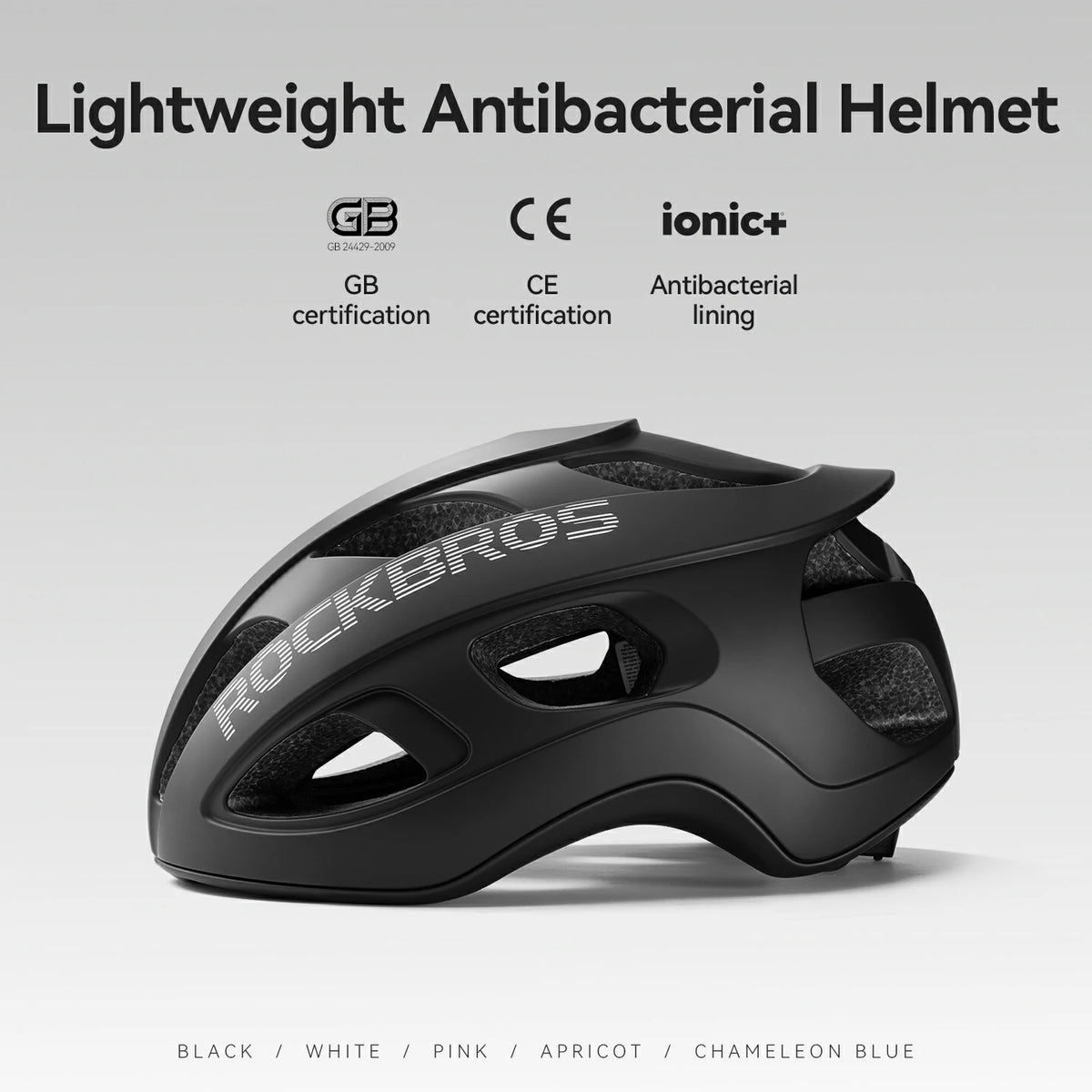 Adult Cycling Helmet ROCKBROS for Riders, Microshell, Adjustable Dial, Interior Padding, Air Vents, Mountain Road Bike Commuting