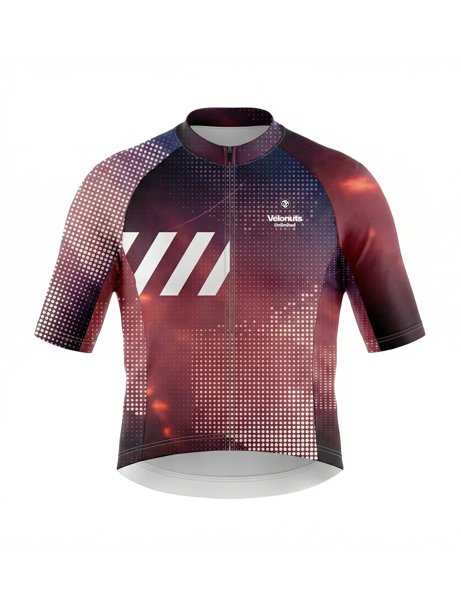 Women's Cycling Jersey Retro Signal#Type_Cosmic Halftone