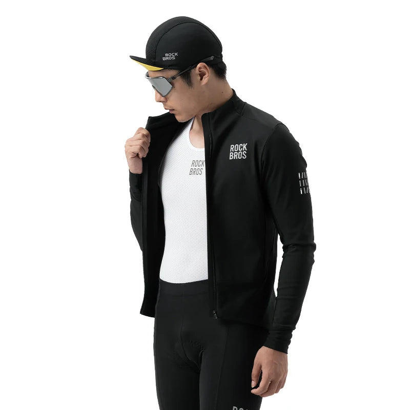 Graphene Winter Cycling Jacket for 32–41°F Windproof Cold Weather Gear