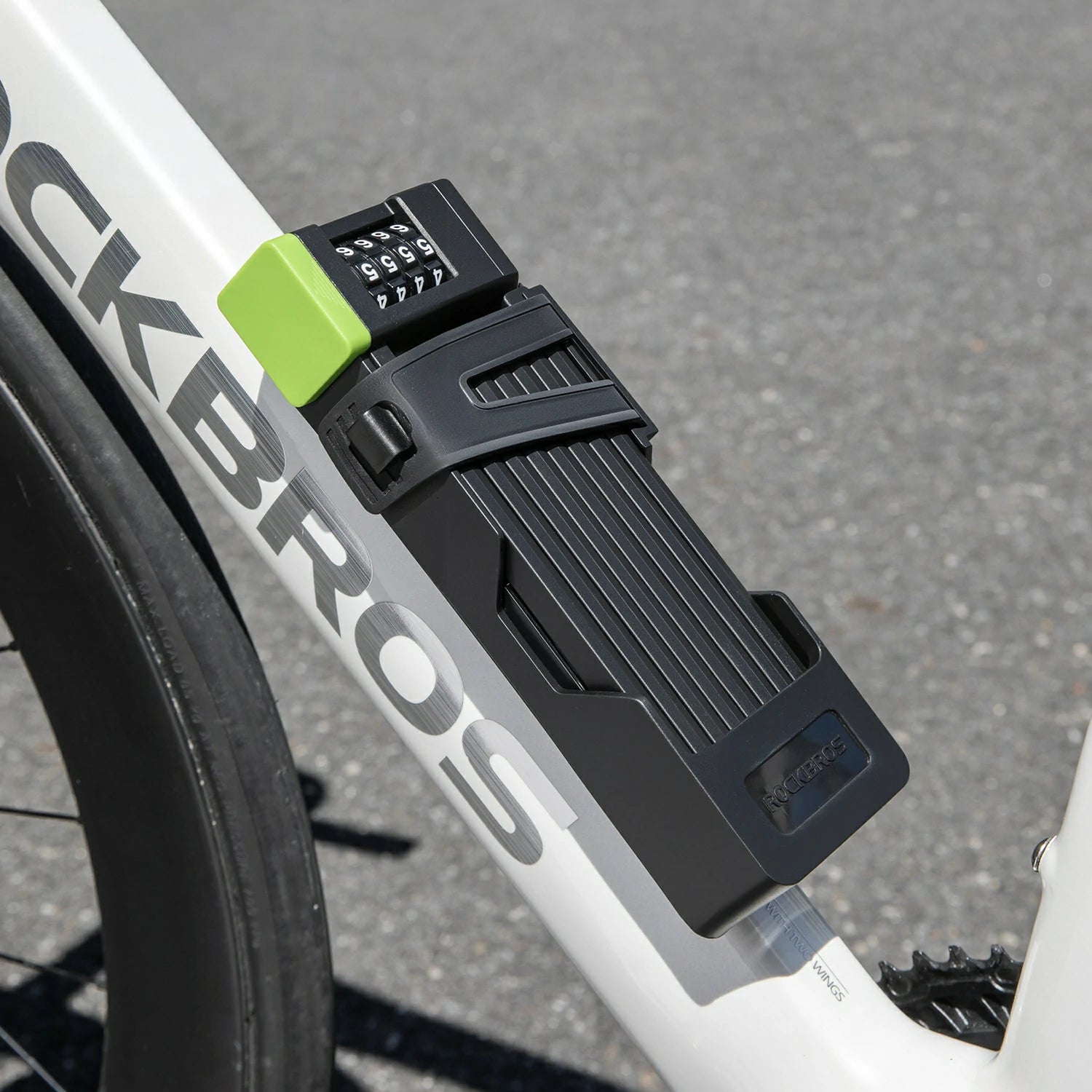 8-Section Folding Combination Bike Lock