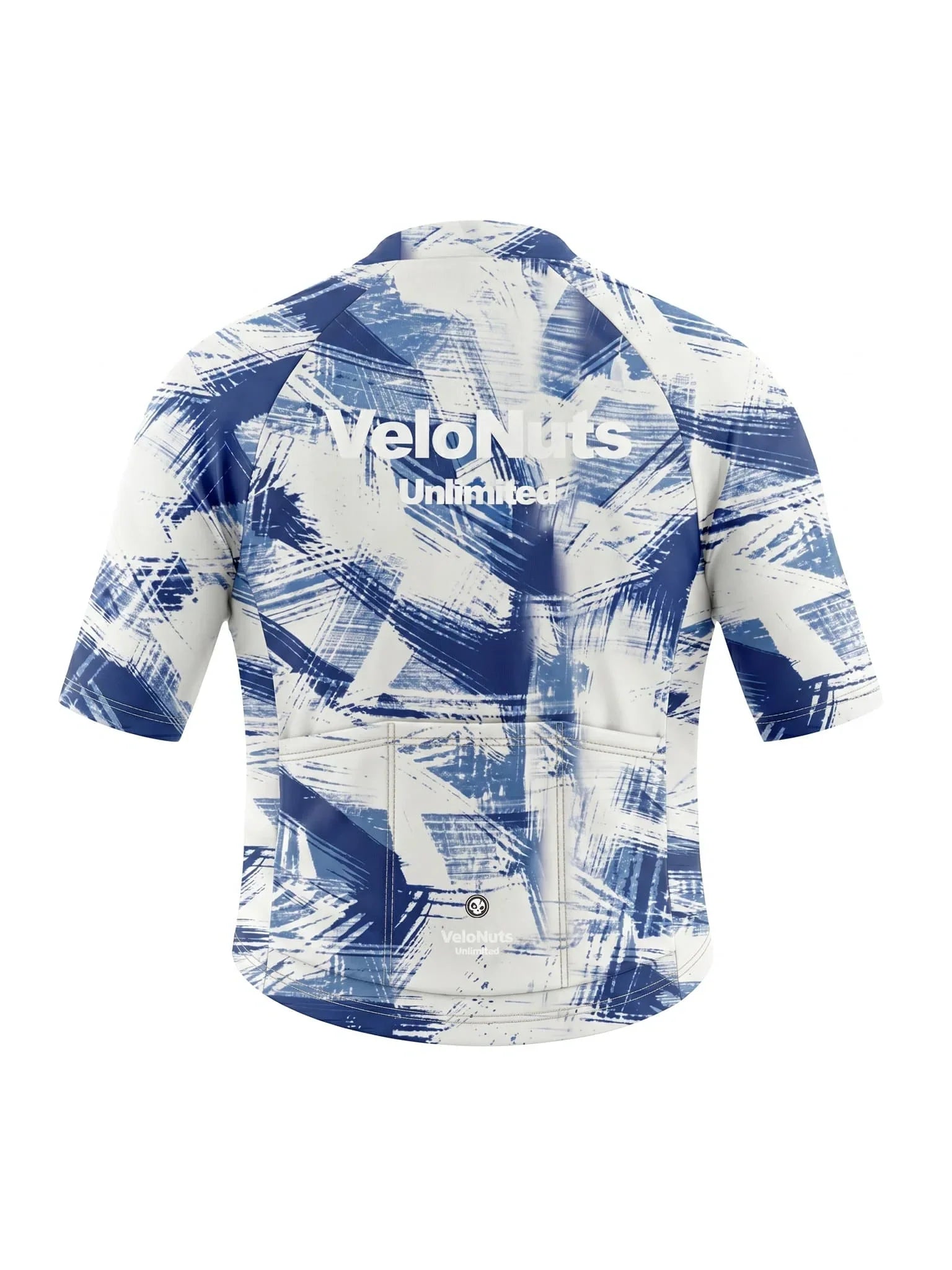 Women's Cycling Jersey Ink Burst#Type_Cobalt Strokes