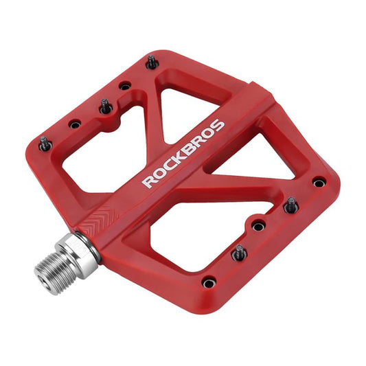 ROCKBROS Large Road Mountain Bike Pedals Nylon Cycling Composite Bearing 9/16"