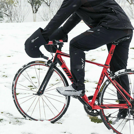 ROCKBROS Road Bike Handlebar Mitts Winter Warm Windproof