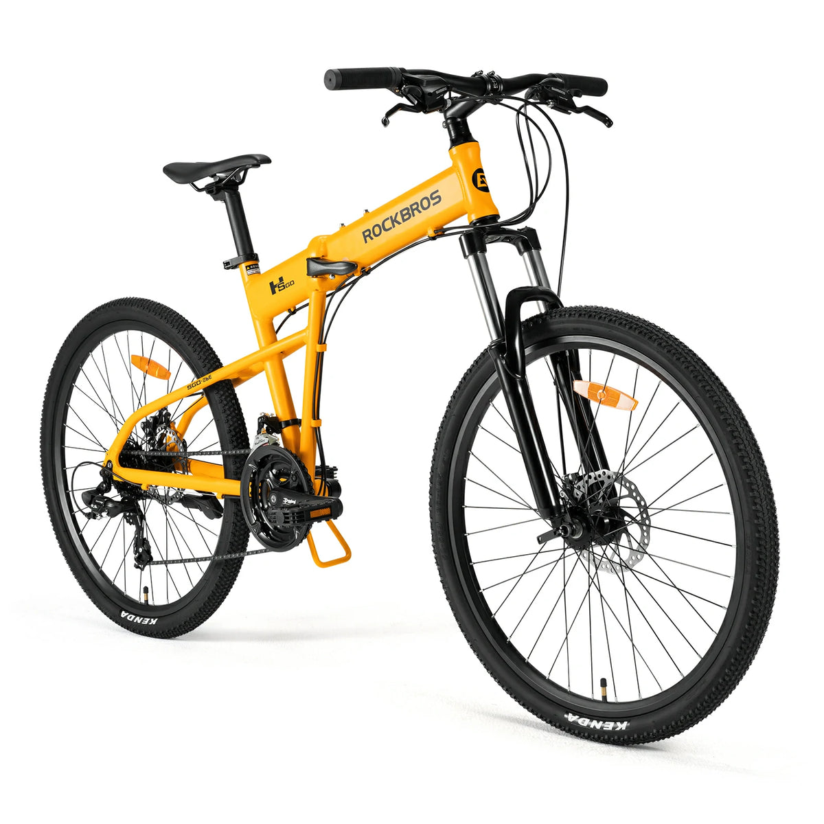 26-Inch Folding Mountain Bike 8-Speed with Dual C-Brakes and 26-Inch Folding Mountain Bike 8-Speed with Dual C-Brakes and