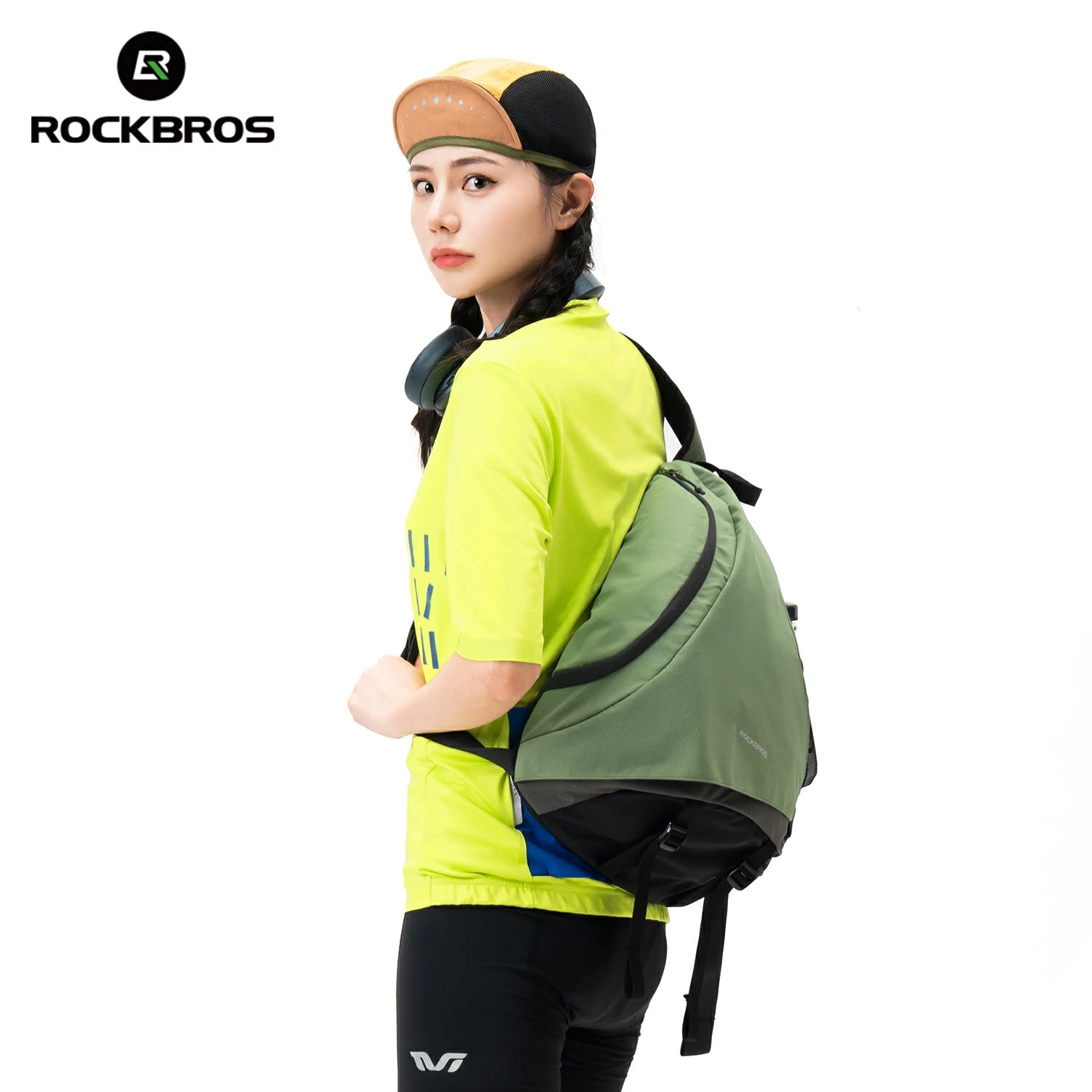 ROCKBROS 11.5L Sling Crossbody Backpack Shoulder Magnetic Buckle Travel Bag