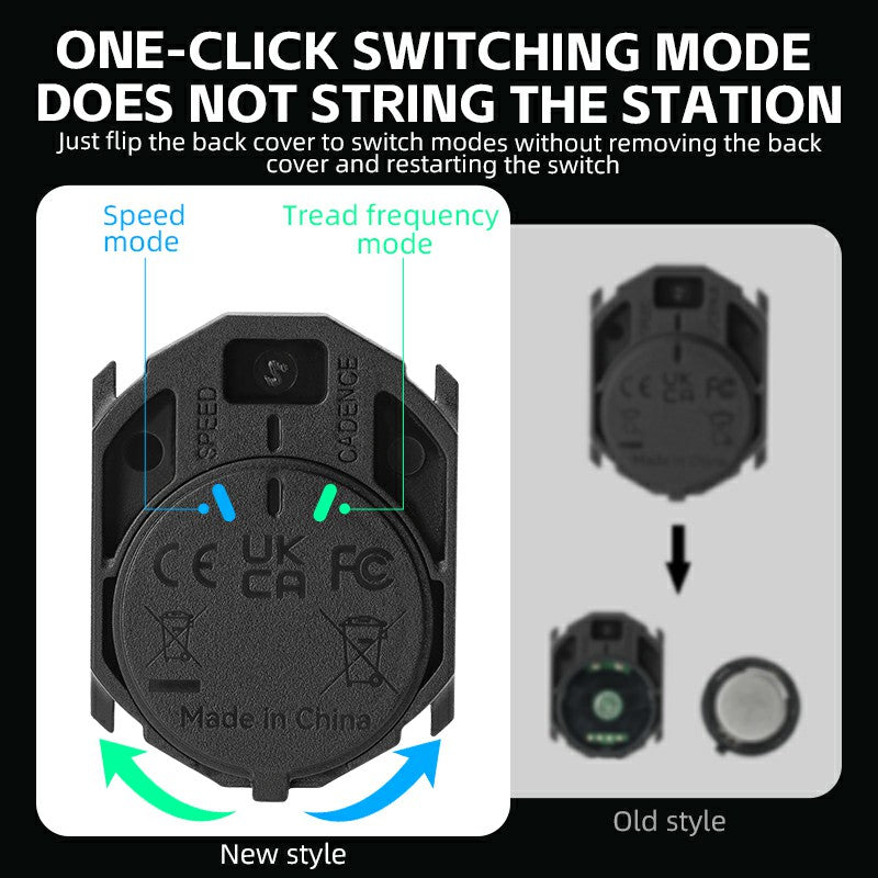 ROCKBROS RPM Cycling Speed Sensor for Road, Gravel and Mountain Bikes - ROCKBROS