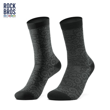 ROCKBROS Road to Sky Bike Socks Breathable Fabric Antibacterial Long Ride Cushioned