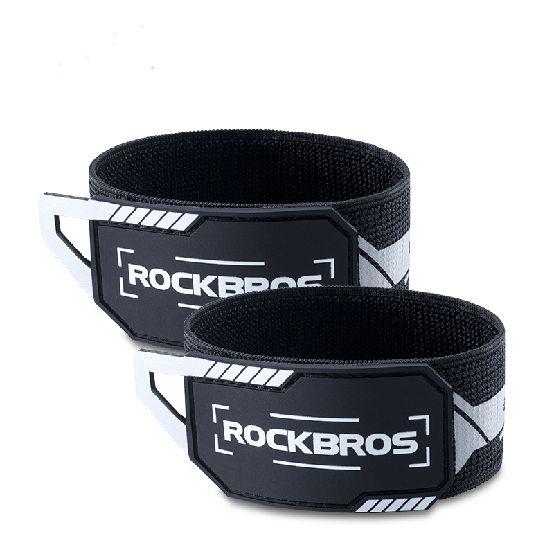 ROCKBROS Anti-Roll Chain Riding Leg Straps Adjustable Reflective