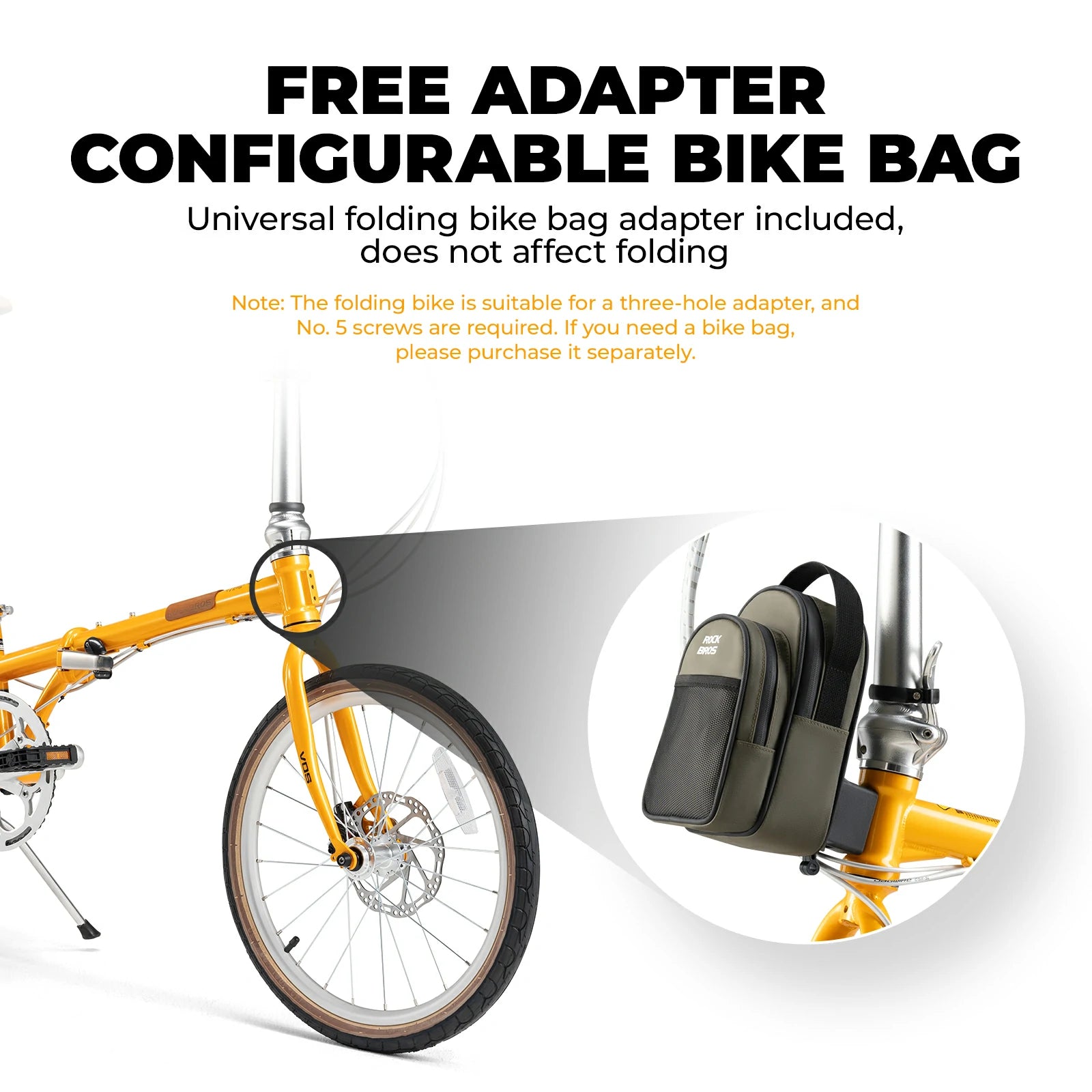 Folding Commuter Bicycle 20-Inch Lightweight Aluminum Frame 8