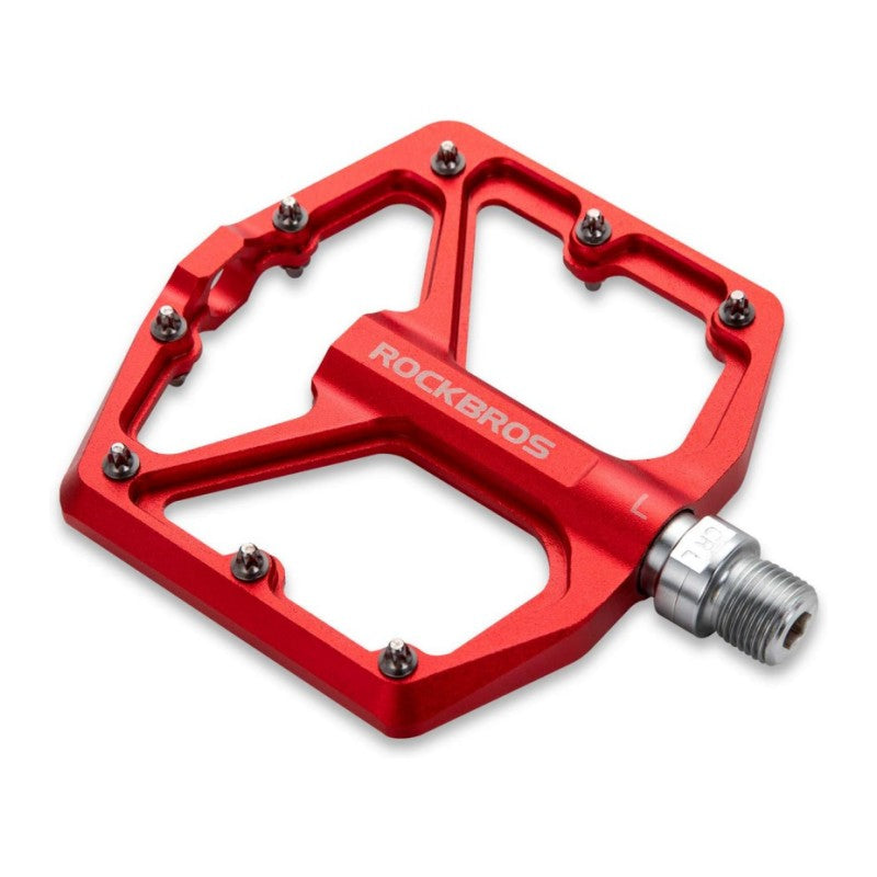 ROCKBROS Bike Pedals Lightweight Aluminum Platform 9/16'' Sealed Bearing - ROCKBROS