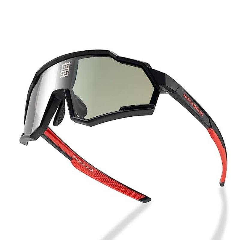 ROCKBROS Photochromic Sunglasses for Men Women Sports Cycling Glasses UV  Protection Windproof Bike Glasses for Running