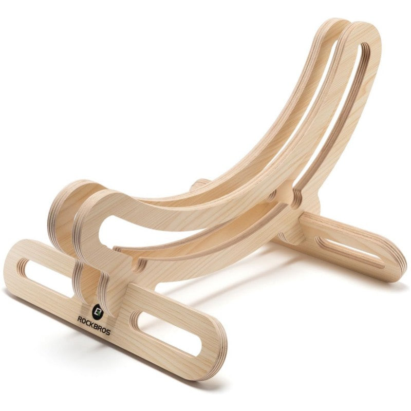 Wooden Bike Stand Stylish Stable Storage
