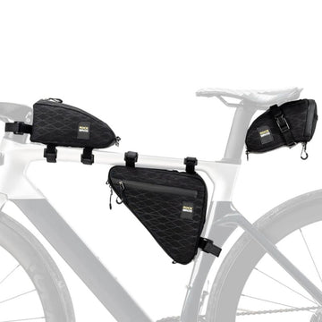 ROCKBROS 3-in-1 Bike Bag Se Triangl，Frame, Saddle Bags