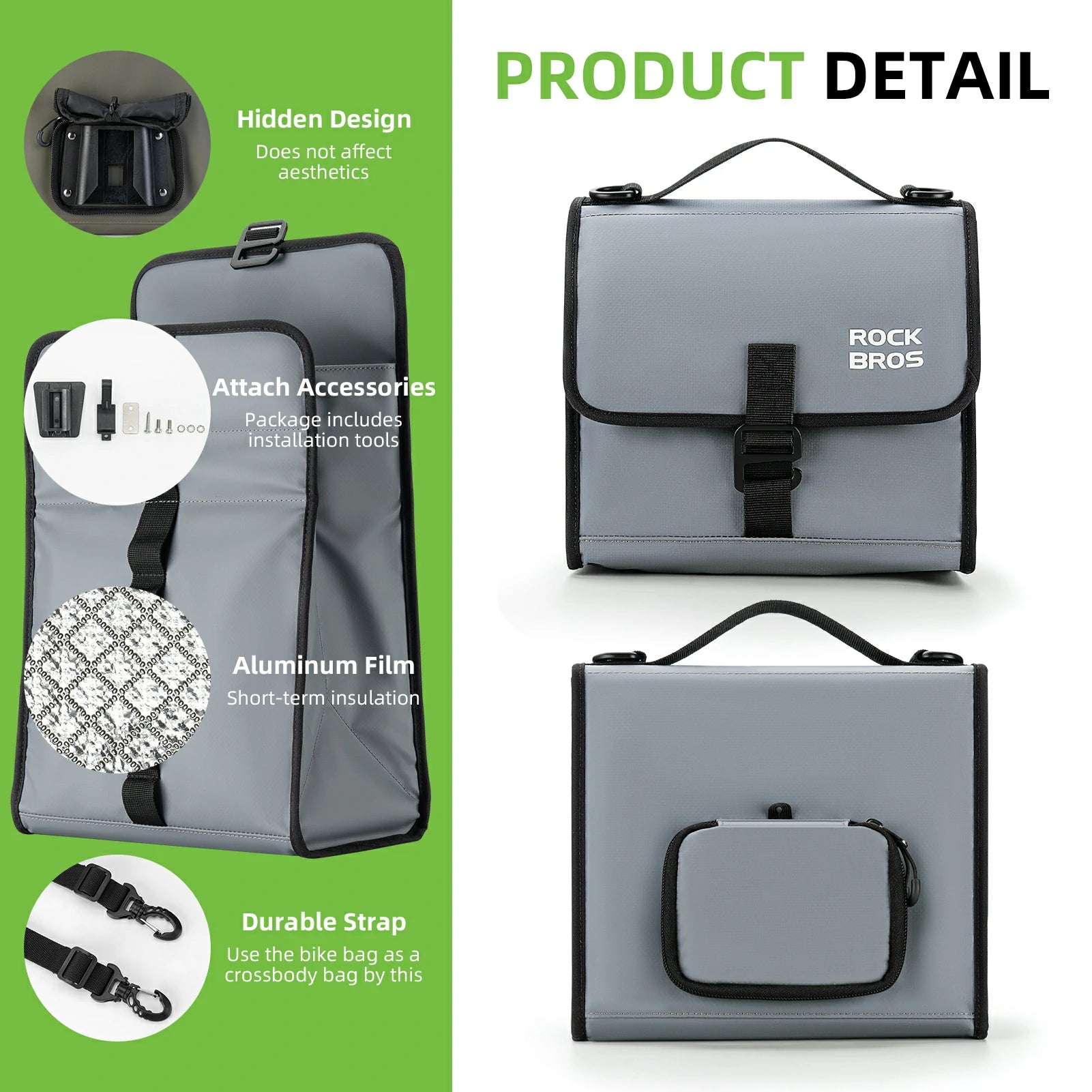 ROCKBROS Bike Bag 4L-7L for Brompton Folding Bike