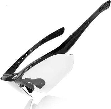 ROCKBROS Photochromic Running Sunglasses UV Protection Removable Frame