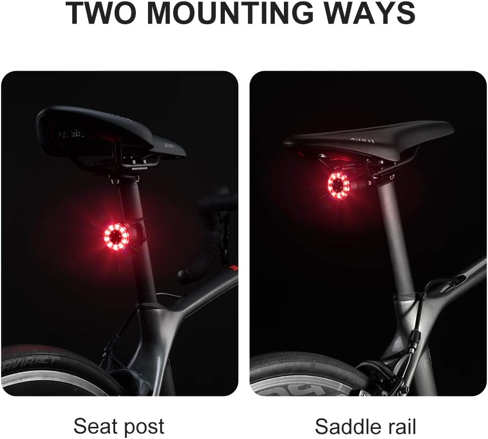 ROCKBROS Q1 Bike Tail Light  Rechargeable  Waterproof - ROCKBROS