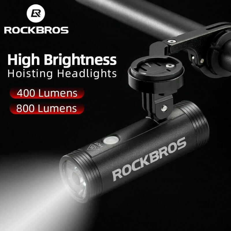Bicycle Headlight USB Rechargeable Waterproof 400/800 Lumens